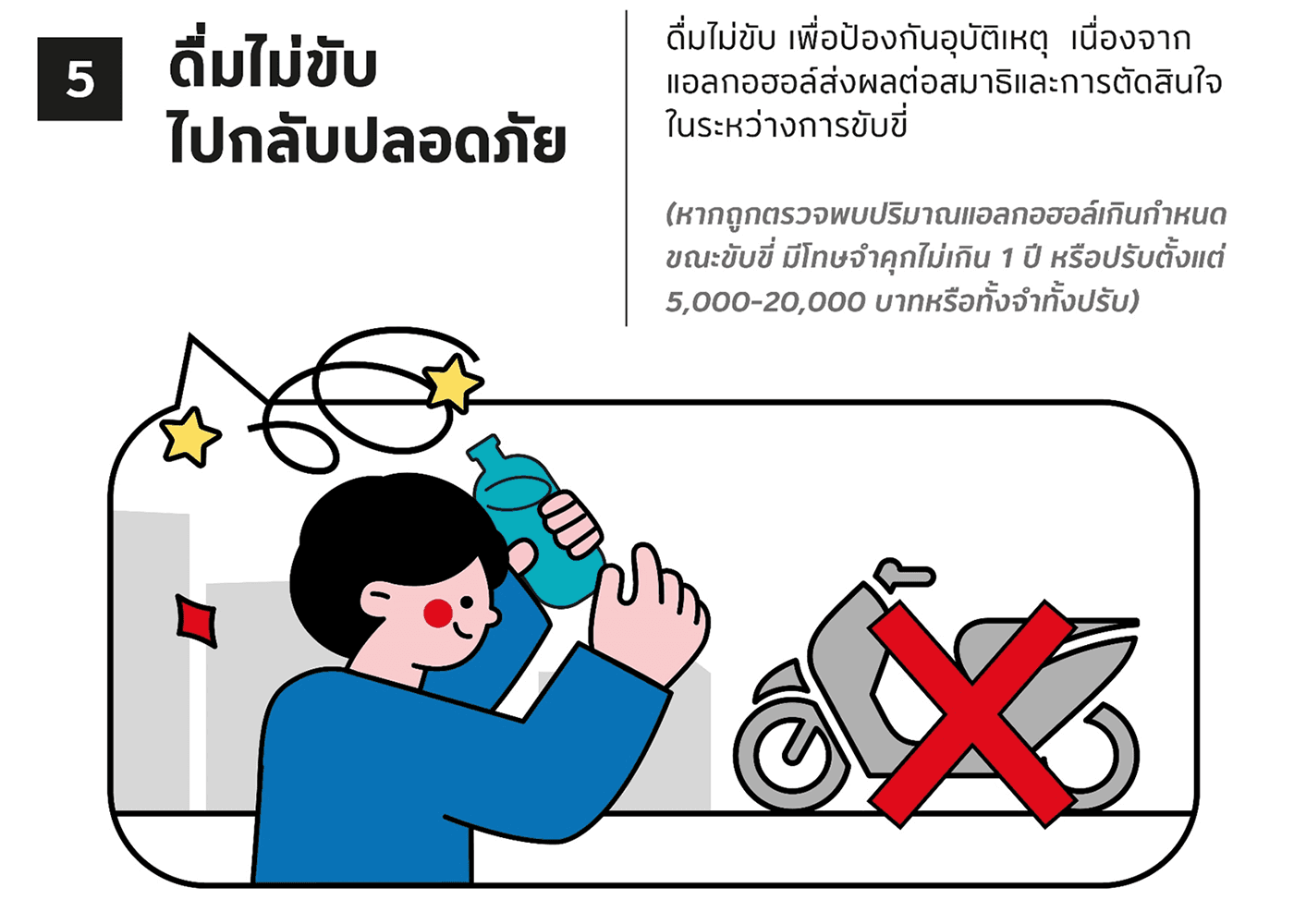 ไม่ดื่มแล้วขับ เดินทางอย่างปลอดภัย